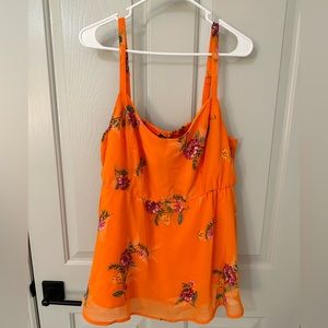Torrid Orange Floral Cami